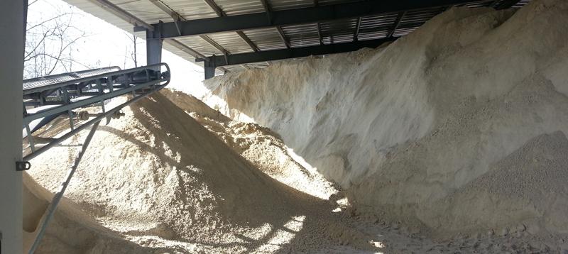 sand washing plant with annual output of 100,000 tons