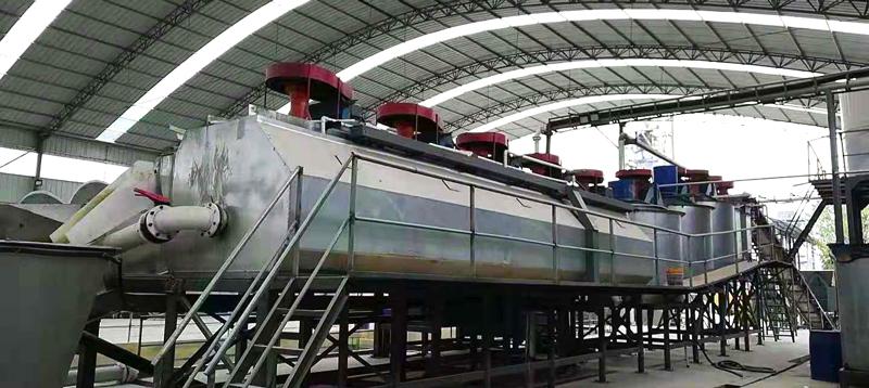  sand washing plant for 80ppm high purity glass sand in China
