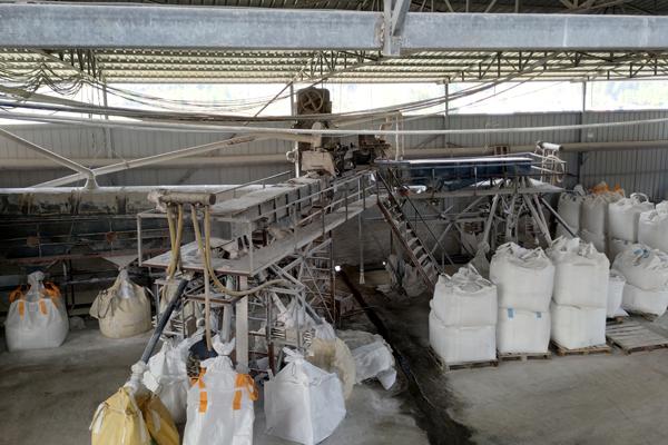 silica sand processing
