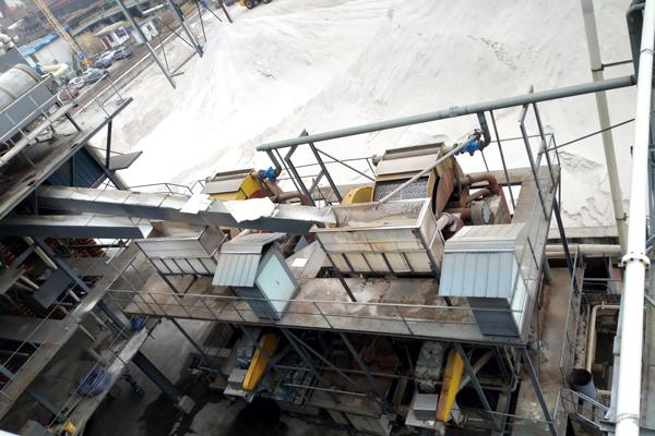 sea sand washing plant