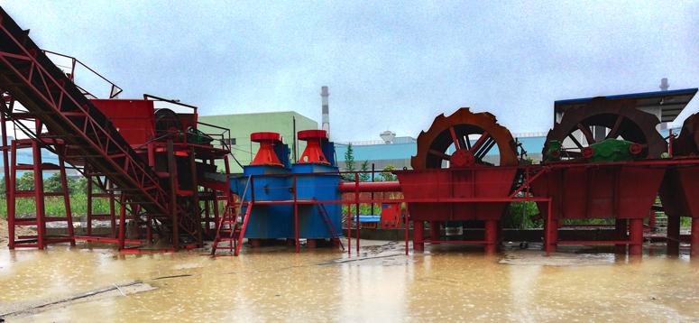 30tph silica sand washing plant