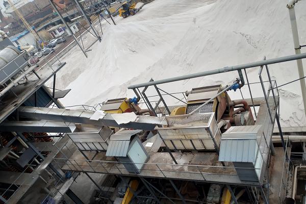 Glass sand washing plant