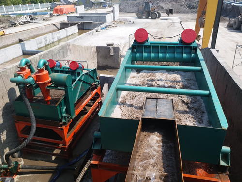 Foundry sand washing plant