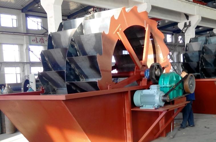 wheel sand washing machine