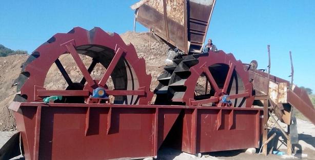 wheel sand washing machine