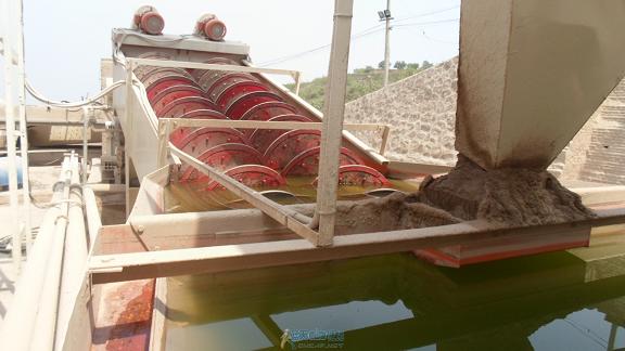 spiral sand washing machine