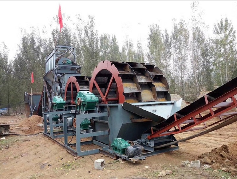 wheel sand washer