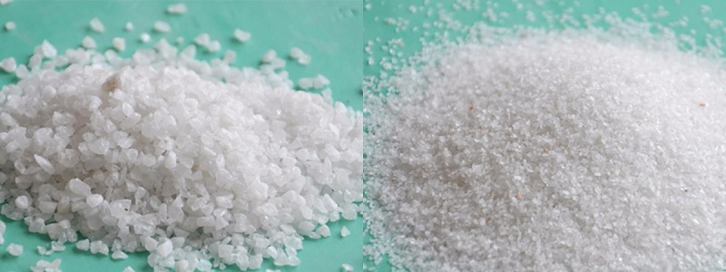 silica sand