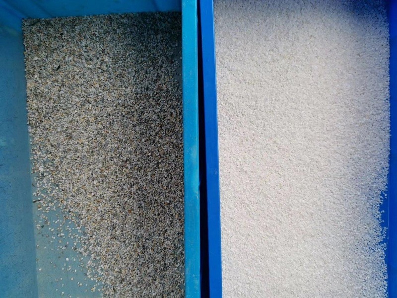 silica sand