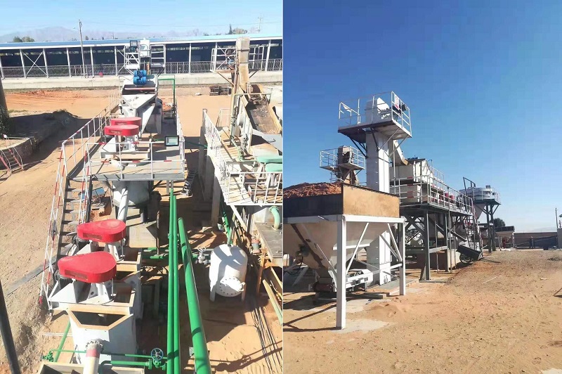 fracturing sand washing plant